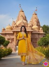 SI 330 Chanderi With Embroidery Work Top With Bottom Dupatta Online Wholesale